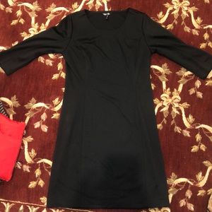 Long sleeve black dress